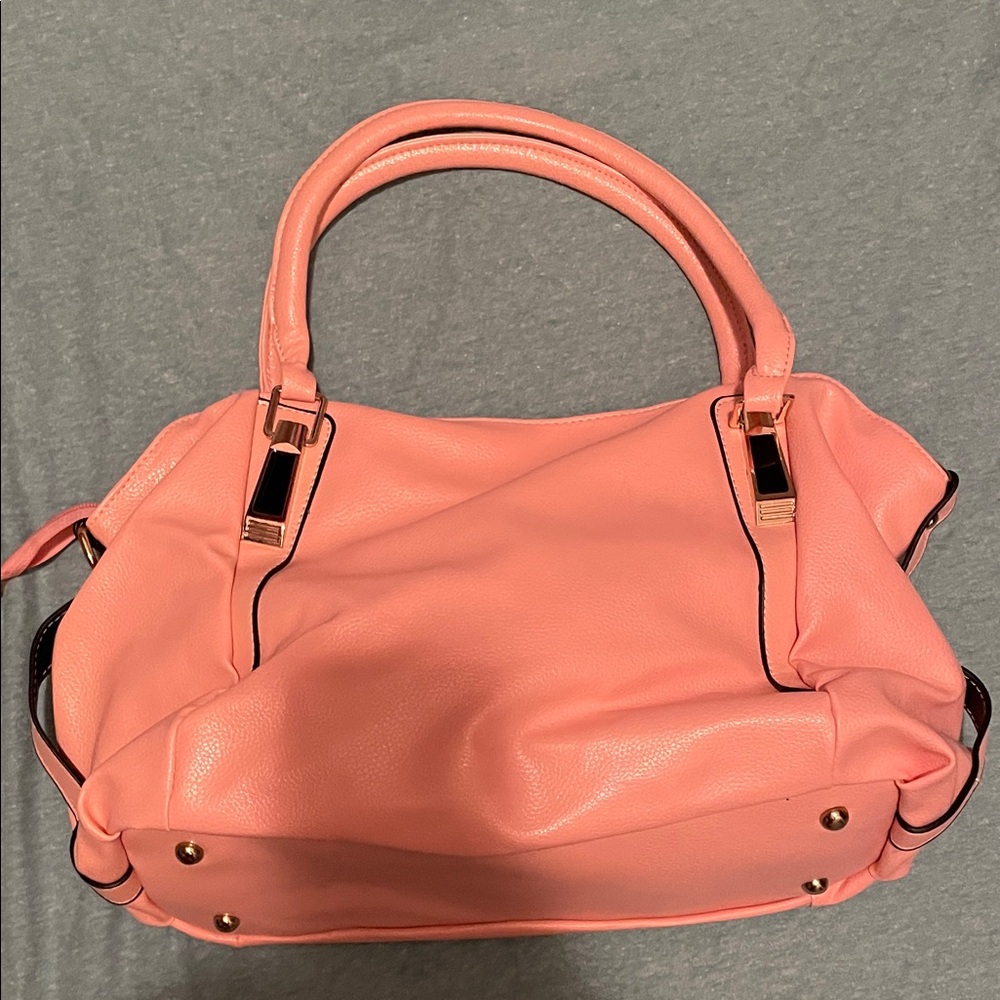 Stylish Coral Satchel Bag Brand New